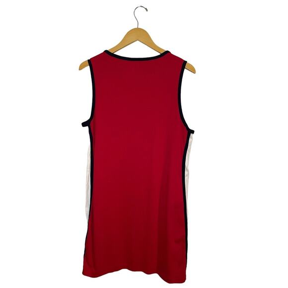 Tommy Hilfiger Tank Top Red Dress XL 100% Cotton Americana Preppy Classic Casual - Picture 4 of 6
